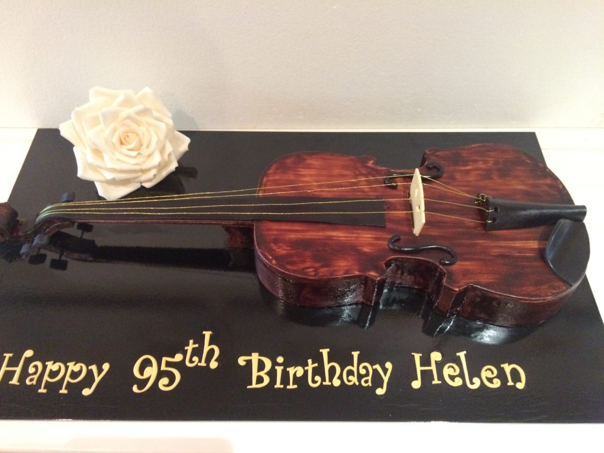 Personalised Violin & Music Notes 8 Icing Sheet Cake Topper - Etsy