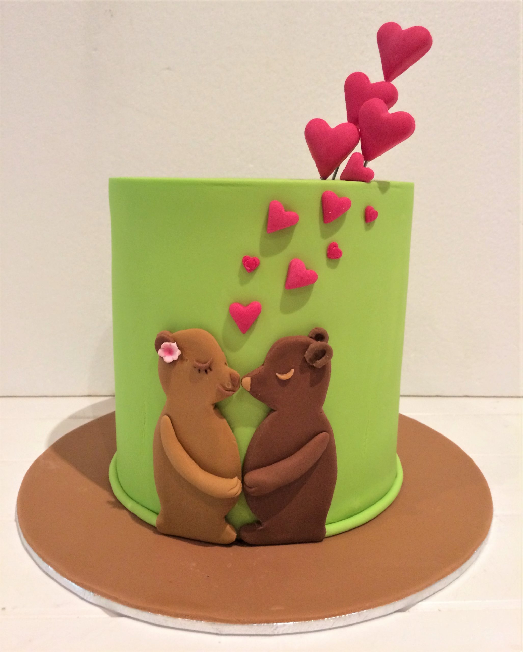 Valentine Bear Cake Chemistry By Genevieve 